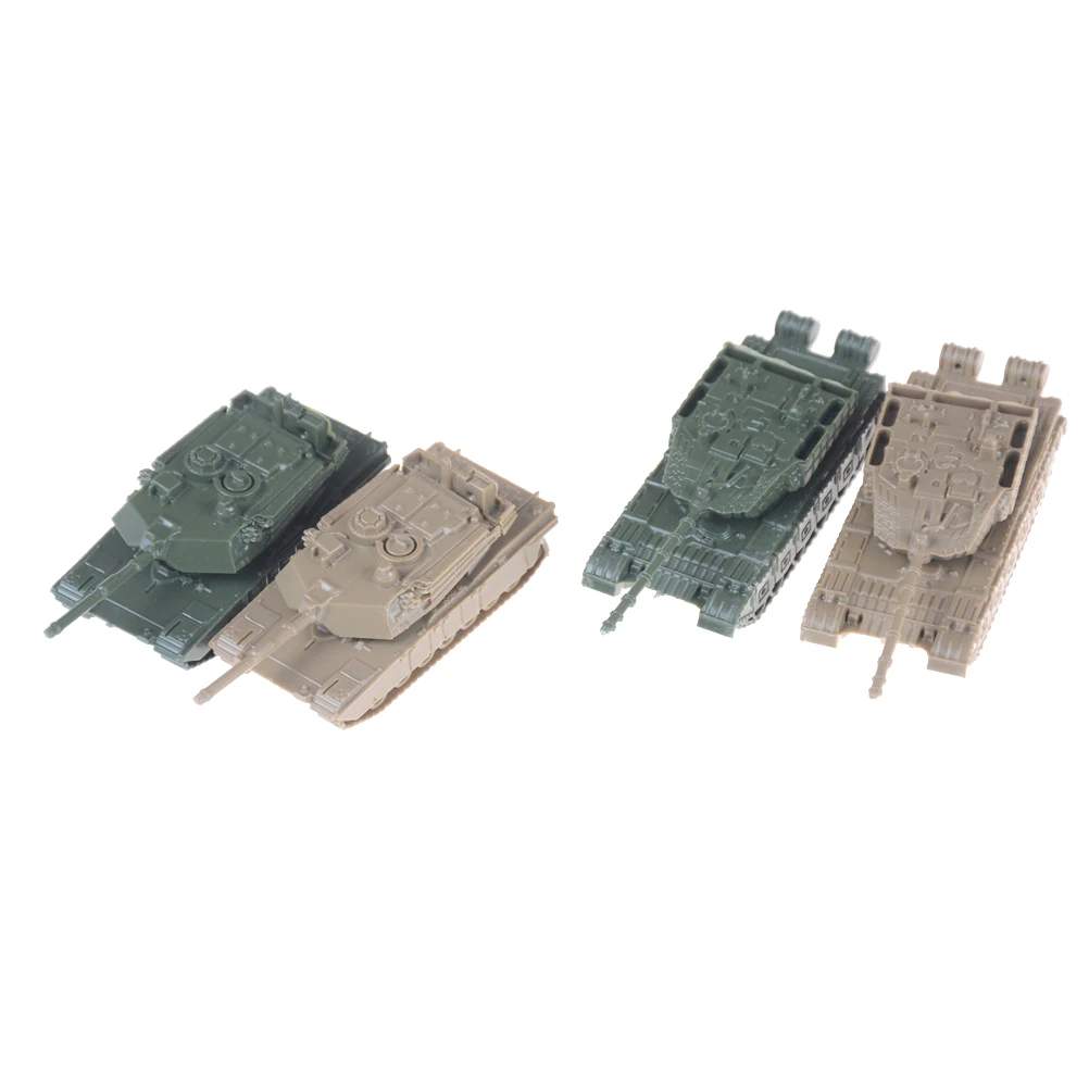 

1pcs/lot 1:144 4D World War II Tanks Plastic Assembly Model Tanks Toy World of Tanks Collection Sand Table Model