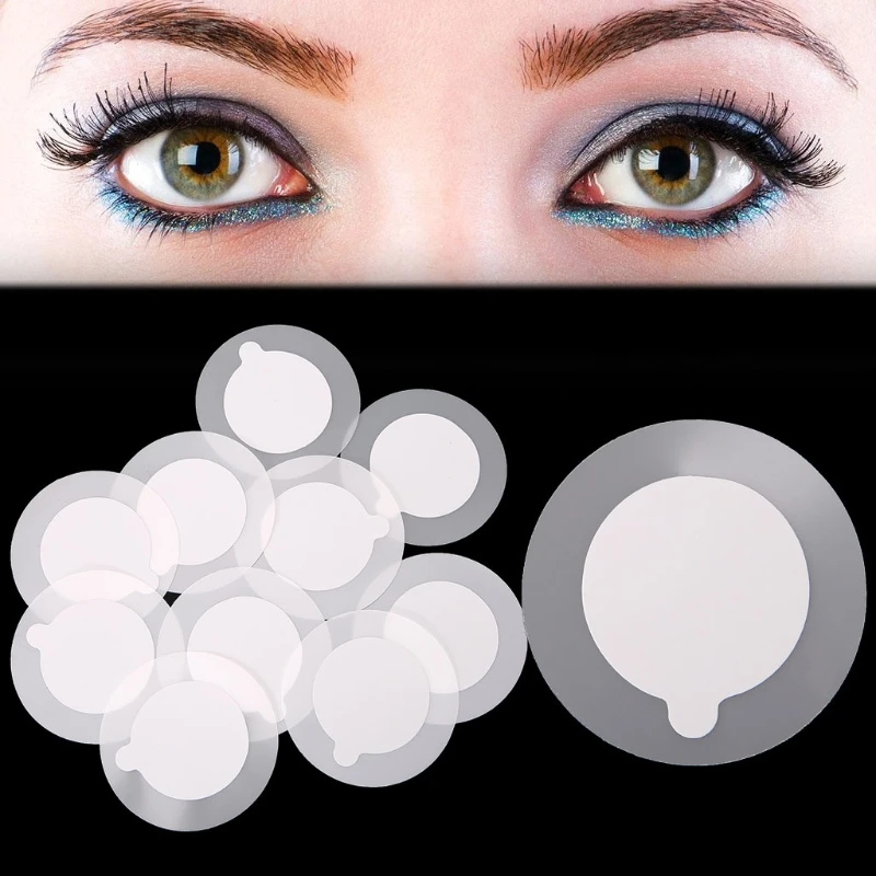 

10x Protective Glue Cover Stickers For Jade Crystal Stone Eyelash Extension Tool