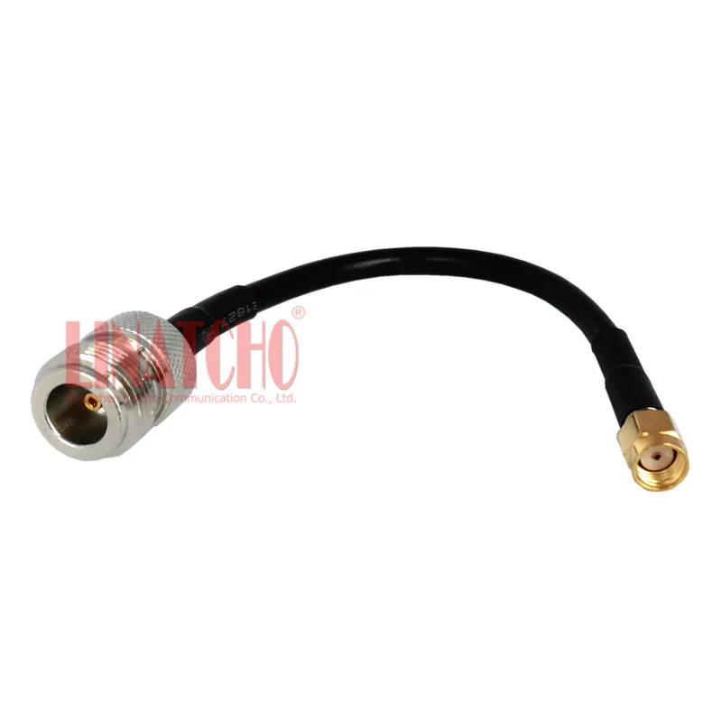 10cm rg58u n female to rp sma male connector short jumper cablein