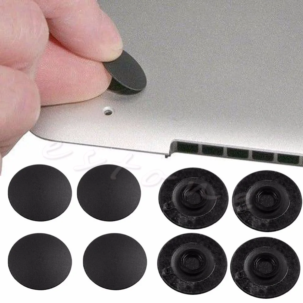 4Pcs/set Rubber Foot Unibody Bottom Case Feet Pad For Apple MacBook Pro