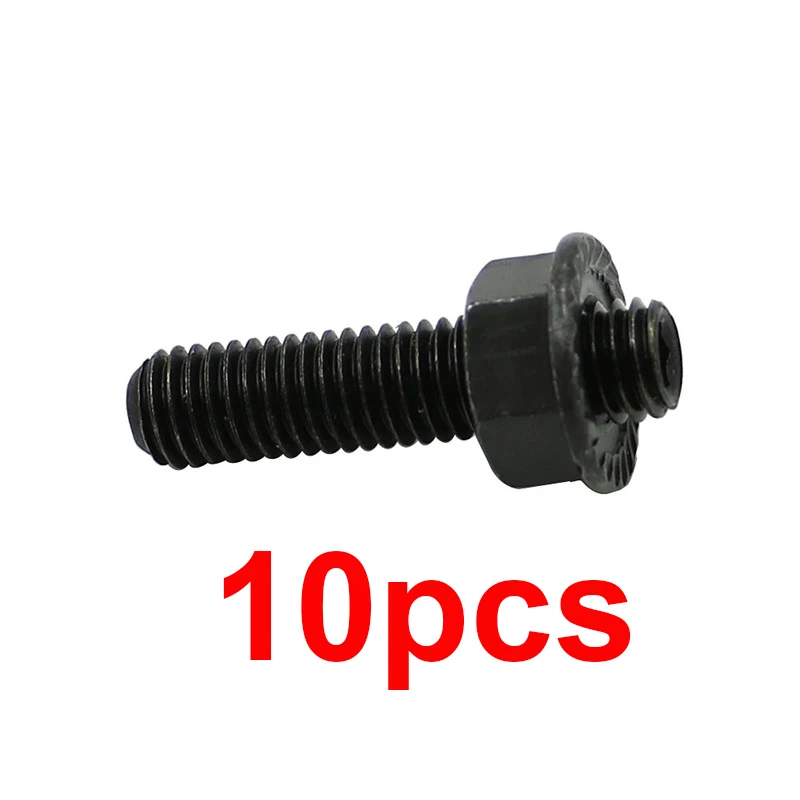 

10 Set Black Header Exhaust Manifold Head stud Bolt Kit Bolts Screw for JC04 Honda Acura