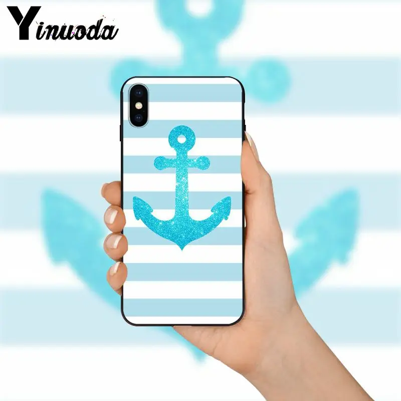 Anchor boat blue heart band