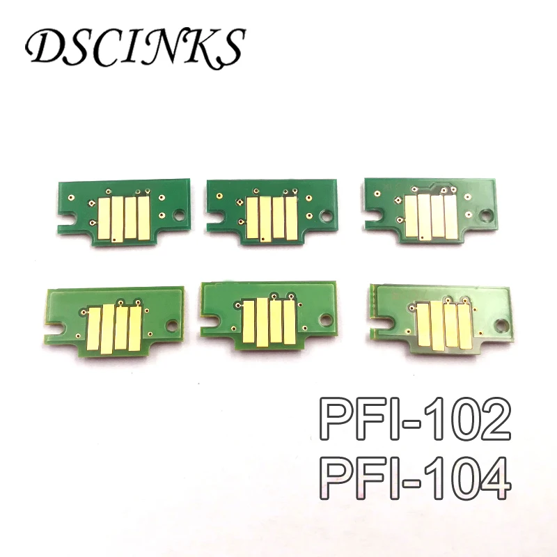 

PFI-102 PFI104 Cartridge Chip for Canon IPF650 IPF655 IPF750 IPF755 IPF760 IPF765 IPF 650 655 750 755 760 765 PFI 102 104 PFI102