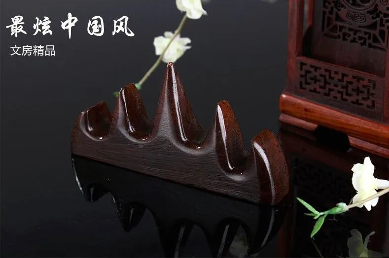 Китайская кисть подставка для ручек высокого качества дерево в форме горы держатели Бизнес Подарки Китайская каллиграфия tyle Декор ACS010