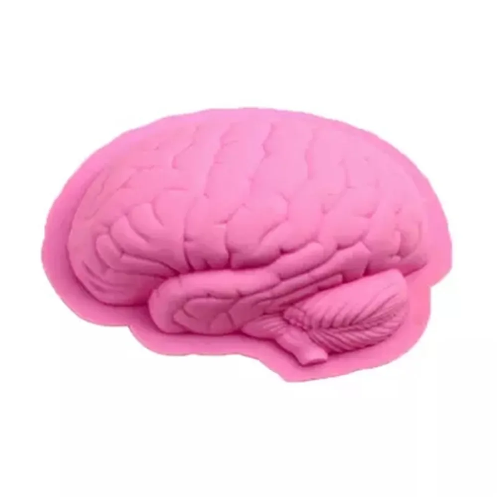

DIY Frozen Brain Shape Silicone Baking Mold for Homemade Soap, Cake, Cupcake, Bread, Pudding, Jello Kitchen Cake Tools