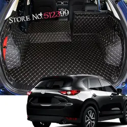 1 комплект кожа багажника автомобиля задний багажник линейных грузов ковровое покрытие для Mazda CX-5 2nd Gen 2017 2018 стайлинга автомобилей