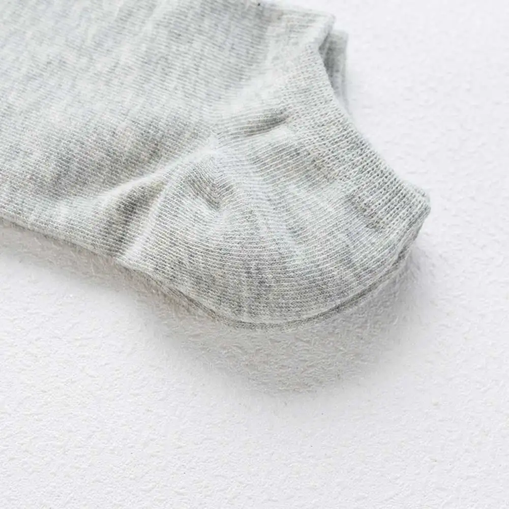 Однотонные носки с закрытым носком дышащие впитывающие пот дезодоранты хлопковые носки до лодыжки один размер(39-44) для мужчин и женщин круглый год