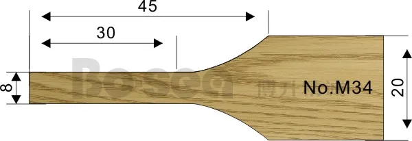 Формирователь резак для двери Деревообработка режущей головки двери Панель повышение режущая головка - Длина режущей кромки: M34