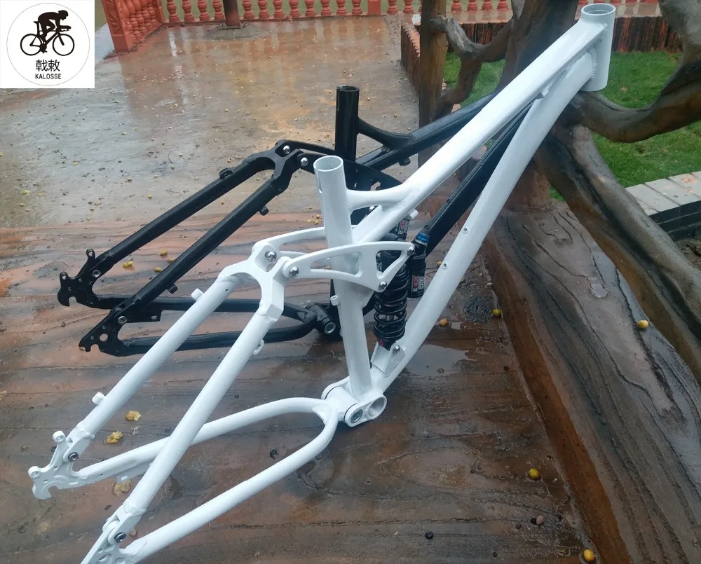 Best Kalosse   190mm travel  aluminum alloy Full suspension   bike frame , 26*17 inch  AM  Downhill 1