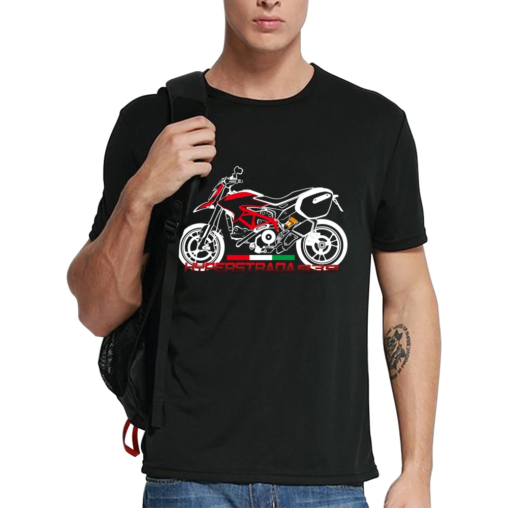 KODASKIN мотоциклетный стиль 100% хлопок для DUCATI Hypermotard 939 Повседневная футболка с