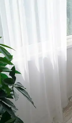 Двусторонняя жаккардовая затемненная занавеска с рисунком деревьев для гостиной, спальни, окна, бархатная занавеска, тюль, кухонные занавески - Цвет: Белый