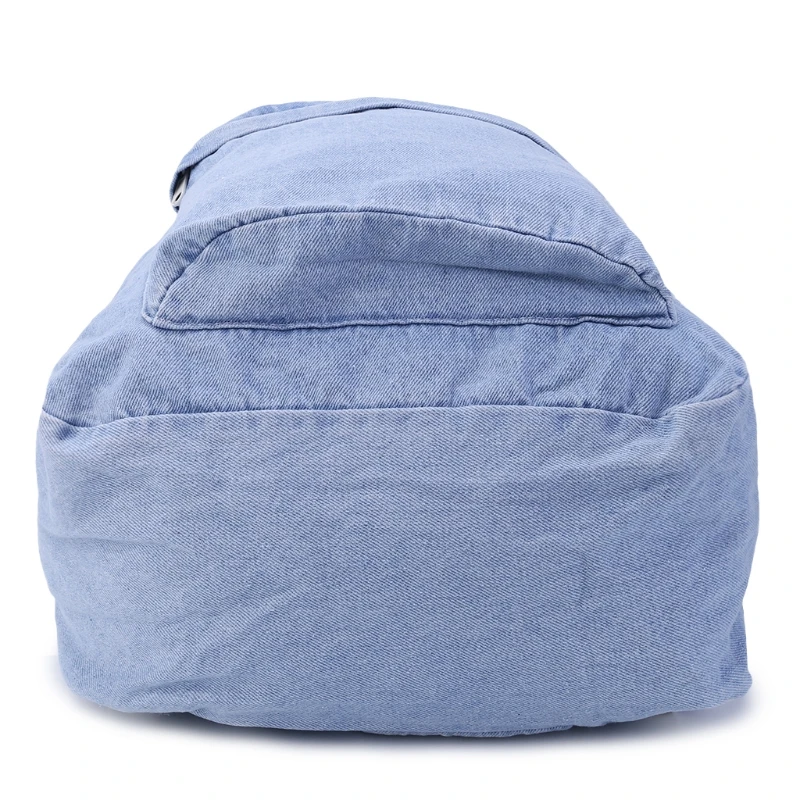 Vintage Denim Mochila Mochila Casuais Mochila de