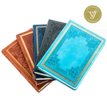 Виктории журналы Старая книга Винтаж коричневый рукопись кожзам жесткий обложка журнала Тетрадь дневник ежедневник