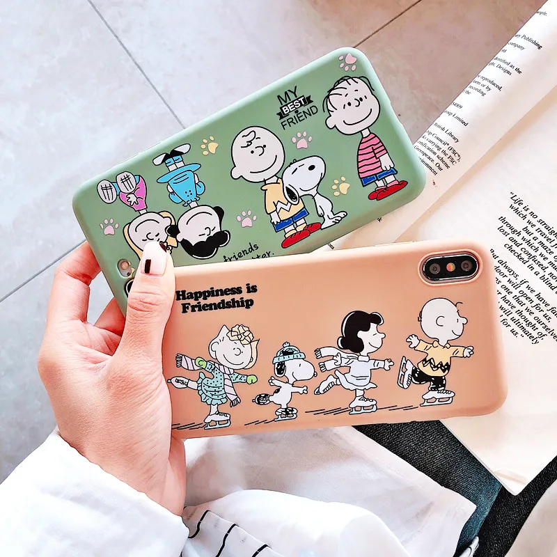 

Cute Cartoon Happiness PEANUTS Silicone Case For Huawei Mate 20 Pro Mate 10 TPU Cover For Huawei P30 P20 Pro Cases Etui Coque