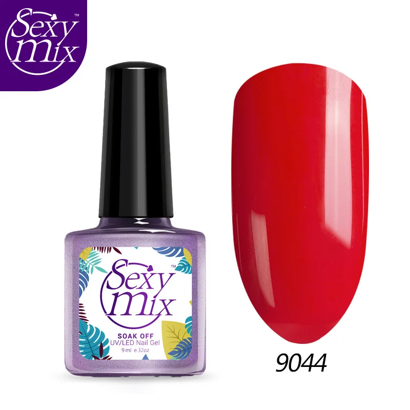 SEXYMIX УФ-гель для ногтей 60 цветов 9 мл Полупостоянный светодиодный Гель-лак для ногтей замачиваемый УФ-лак для ногтей - Цвет: 9044
