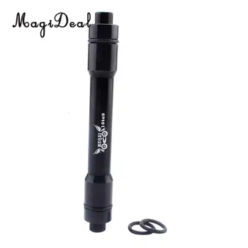 

MagiDeal Aluminum Alloy Cycling MTB Bike 15mm to 9mm Thru Axle Quick Release Hub Conversion Skewer Adapter Black Replacement