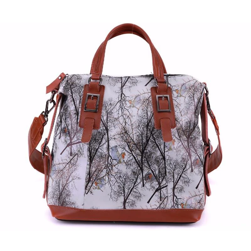 

Fine Vintage Women's Handbags Designer for Girl High Quality Tote Bags Fashion Printing PU Leather Shoulder Bags
