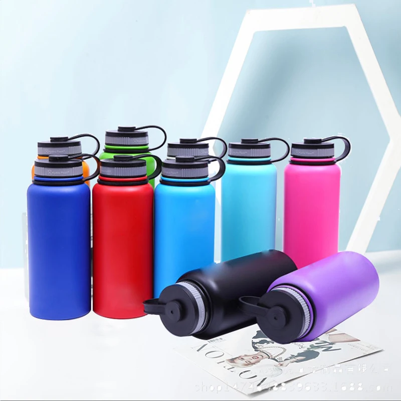 Comprare NO LOGO 2019 Nuovo 10 Colori Bottiglia di Acqua In Acciaio Inox Coibentato Ferma Bottiglie di Acqua di Sport Portatile di Tenuta A Prova di Arrampicata All aperto