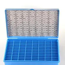 Складной ящик для хранения ключей болванки ключей пластиковая коробка всего есть 112 пространства Слесарные Инструменты