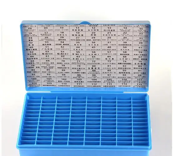 Folding key Storage Box Blank Keys Plastic Box Total Have 112 Spaces