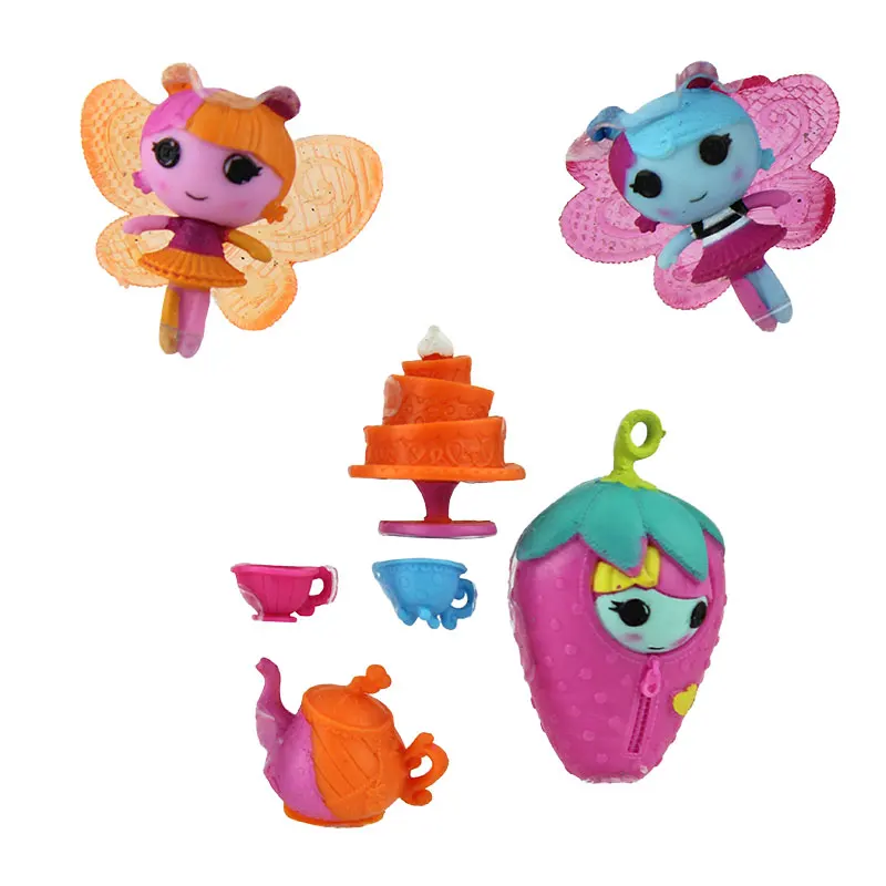 2 шт. кукла + аксессуары 3 дюйма оригинальные куклы MGA Lalaloopsy с аксессуарами