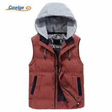 Covrlge Осенний жилет для девочек Для мужчин со стоячим воротником модные Для Мужчин's Куртки без рукавов Повседневное Слим Фит "дутый" жилет мужские зимние жилеты MWB009