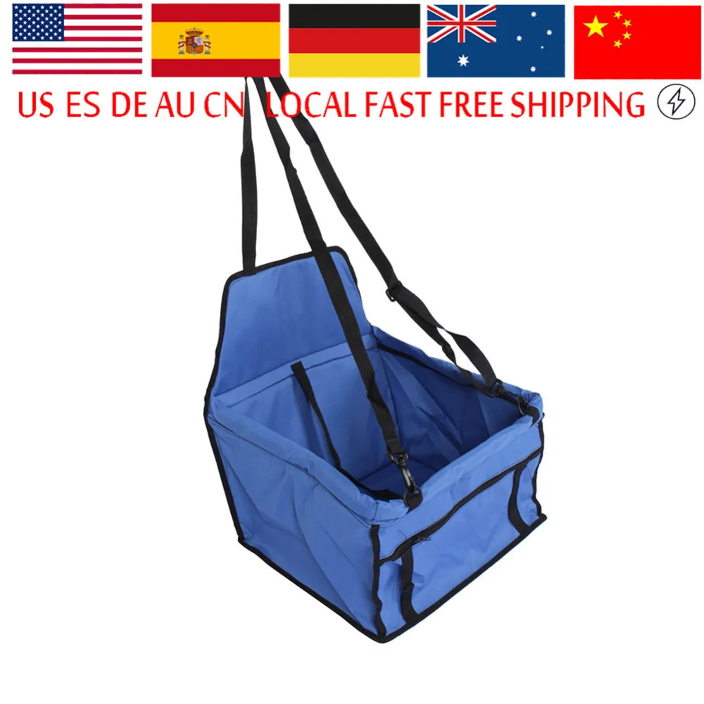 Folding Pet Car Carrier Bag with Belt for Dog/Cat/Puppy Travel Seat