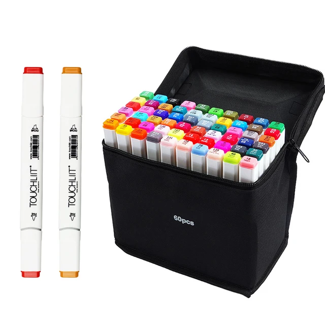 80/168/262Colors Alcohol Markers, Dual Tip Art Markers For Adult Coloring  Sketching Drawing Markers For Artists Paint Markers Pen With Carry Case