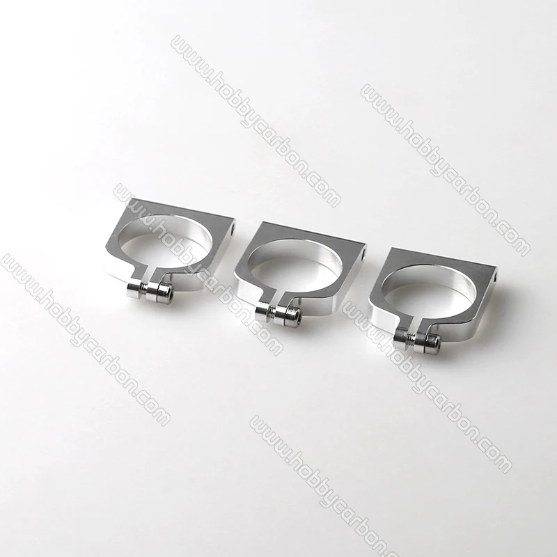 25mm movable aluminum tube clamp silver