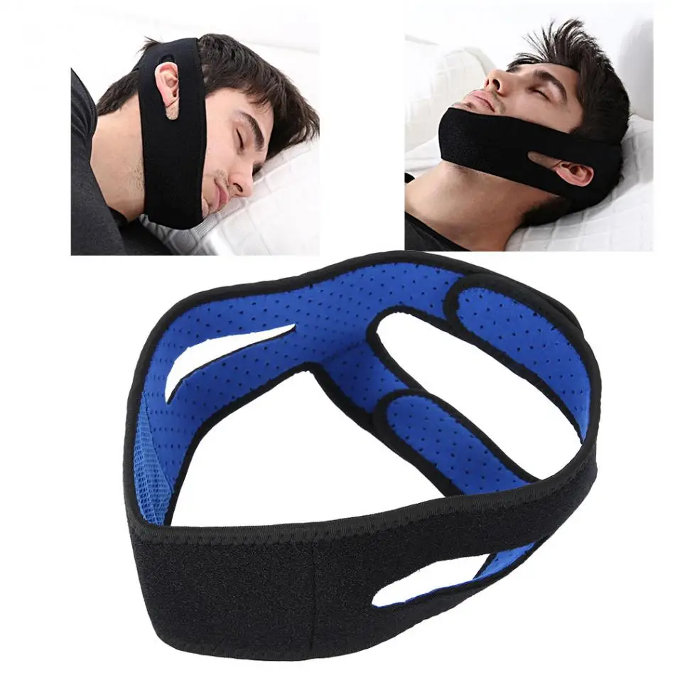 Унисекс спящий анти против храпа повязка на голову челюсть поддержка лифтинг ремень для лица