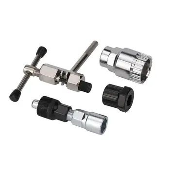 

4pcs/set Bicycle Repair Tool Cycling MTB Bike Chain Crank Wheel Bottom Bracket Center Axle Remover Tools Set