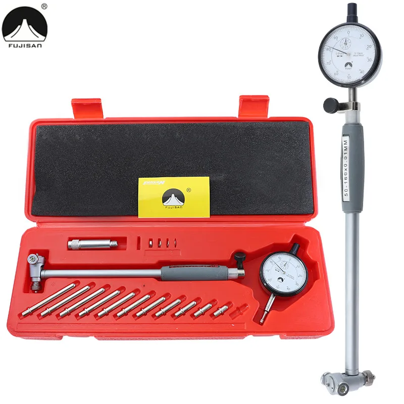 Dial Indicators SHAN Dial Bore Gauge 50160mm/0.01mm Metric Cylinder