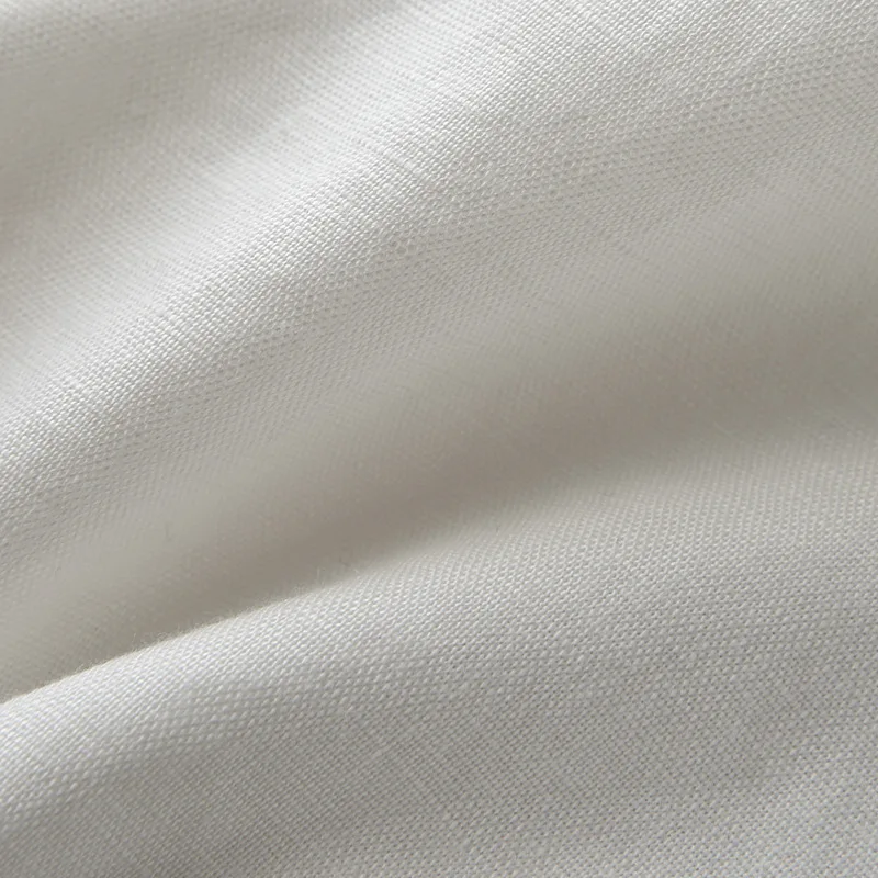 Высококачественные мужские белые льняные рубашки, складные рубашки с рукавом и v-образным вырезом, облегающие однотонные рубашки с воротником-стойкой, мягкая мужская одежда из пеньки
