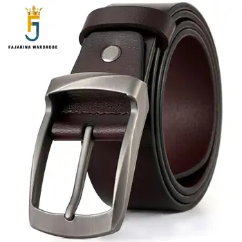 

FAJARINA Famous Brand Designer Mens Genuine Leather Belt Men's Man Casual Style Waistband Belts for Men Jeans 38mm Wide N17FJ408