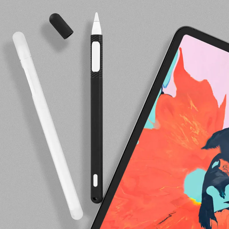 1 шт. для Apple Pencil 2-го поколения Силиконовый чехол-рукав с защитной крышкой держатель для iPad карандаш 2 ручка-стилус крышка