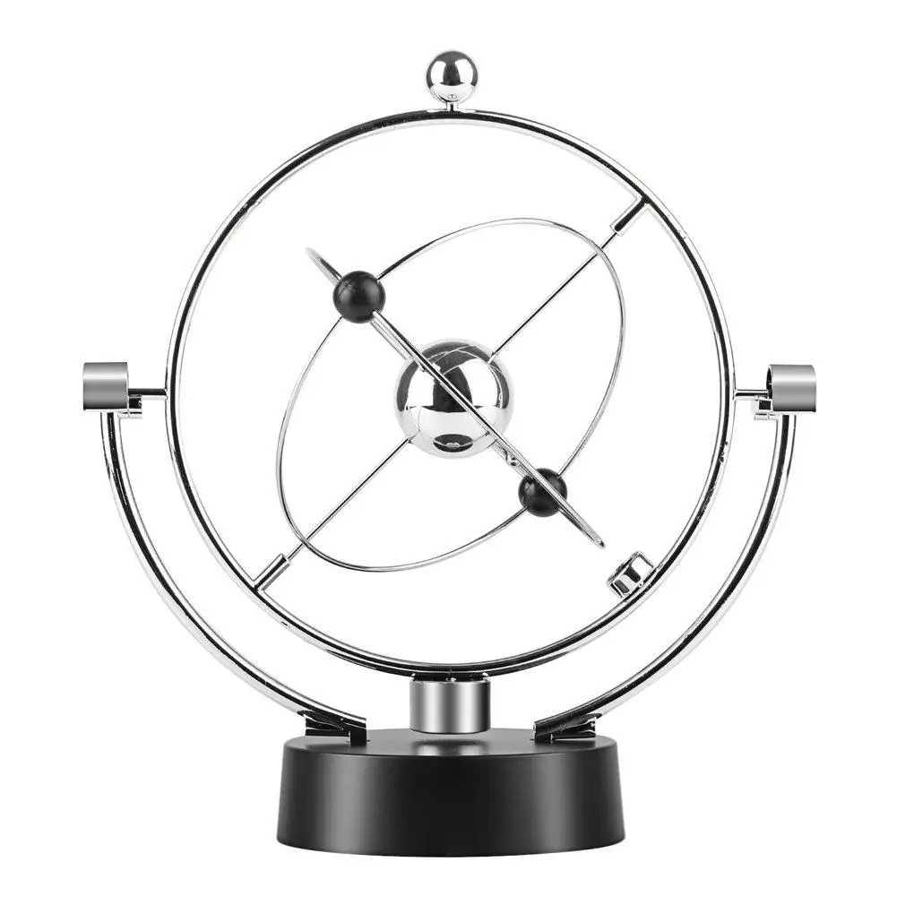  Magnetic Swing Balance Celestial Globe Set Plating Modern Art Outer Space Themed Office Room Desk L
