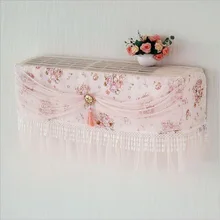 Висячая Крышка Кондиционера ткань кружева Висячие Пылезащитная ткань кружева Висячие пылезащитный чехол HK068