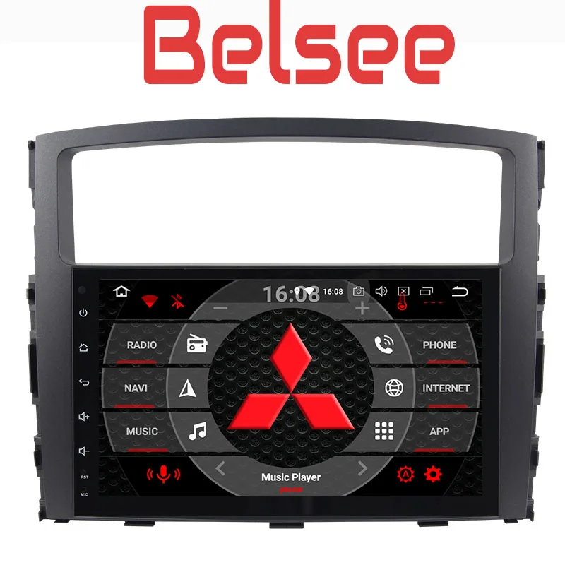 

Belsee Octa Core PX5 4G+32GB 2 Din Android 8.0 Car Radio Multimedia Player GPS Navi HD for Mitsubishi Pajero V97 V93 2006 -2015