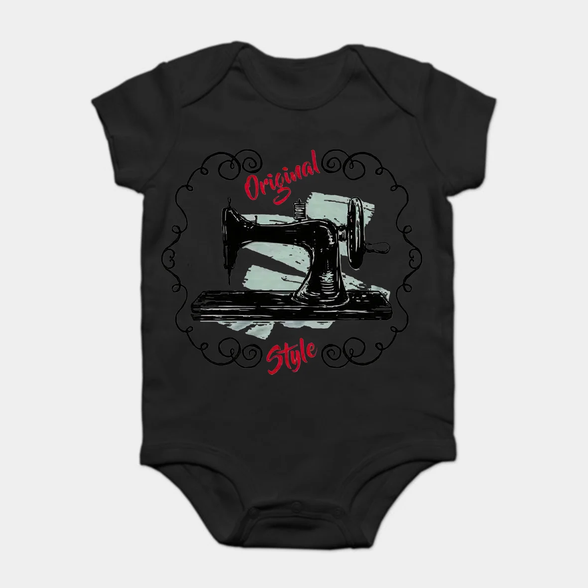 

Baby Onesie Baby Bodysuits kid t shirt Hipster Tees Summer Uomo Fashion Old Style Sewing Machine Retro So Vintage Ne0337Afree