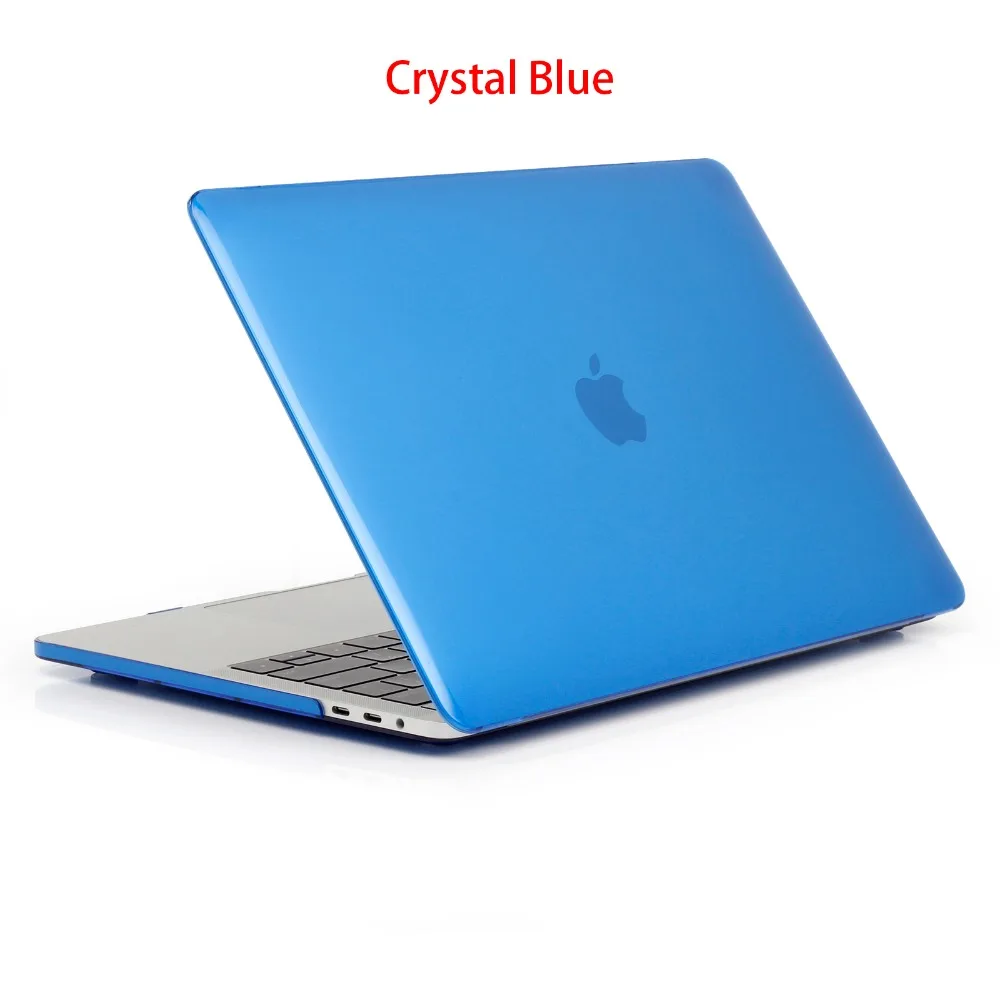 Кристальный Жесткий Чехол для ноутбука Macbook pro Air retina 11 12 13 15 с сенсорной панелью для MacBook New Air 13 A1932 чехол EGYAL