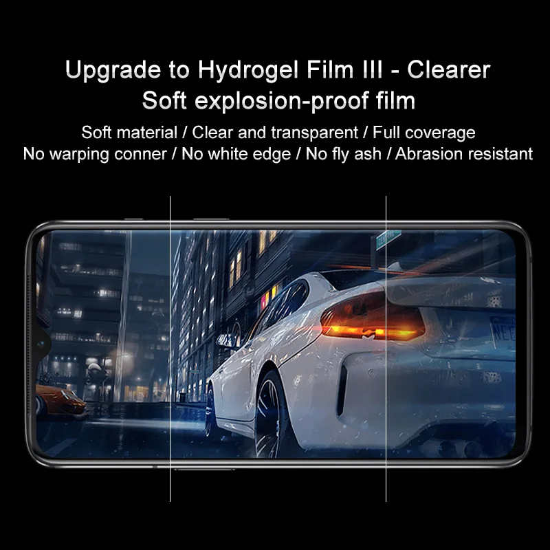 OnePlus 7 Pro защита для экрана IMAK Hydrogel III Передняя и задняя 0 15 мм мягкая защитная