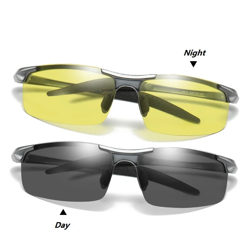 KH Change Color Day and Night Photochromic Sunglasses Men Women Titanium polarized Sun Glasses Chameleon Driving