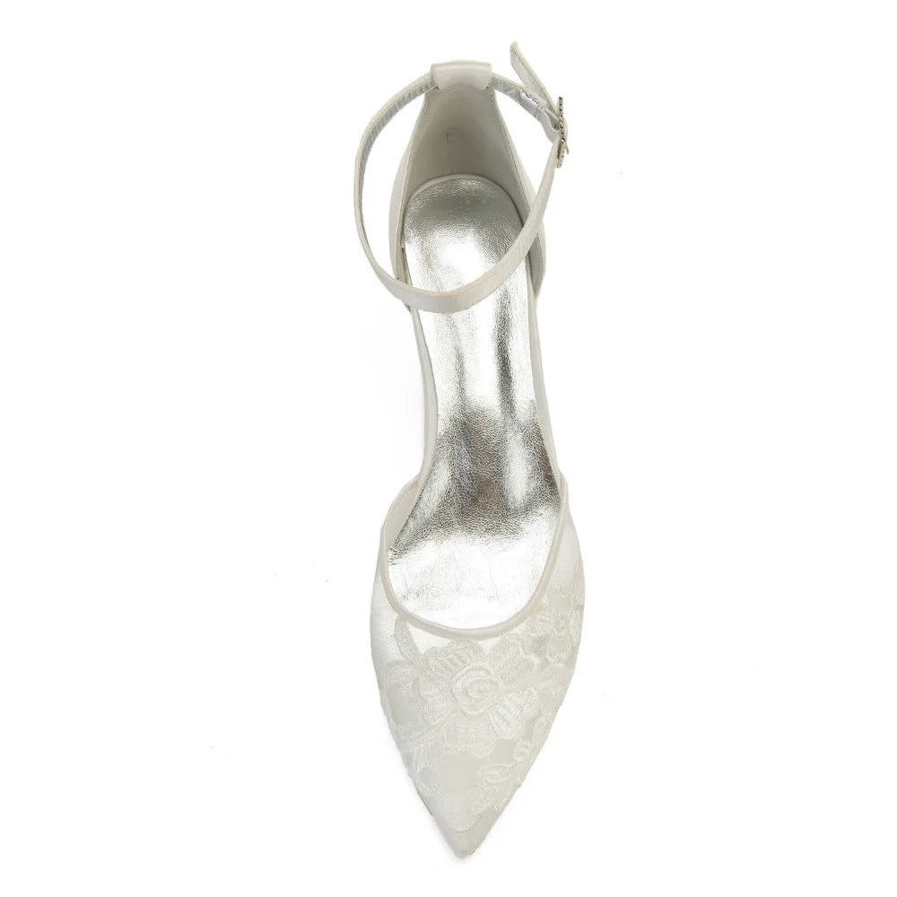 Ivory bridal wedding heels