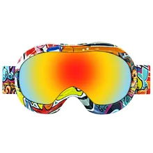 Открытый профессиональный удобная мужская ультра-эластичные Лыжный Спорт очки горнолыжные очки пыли объектив для детей