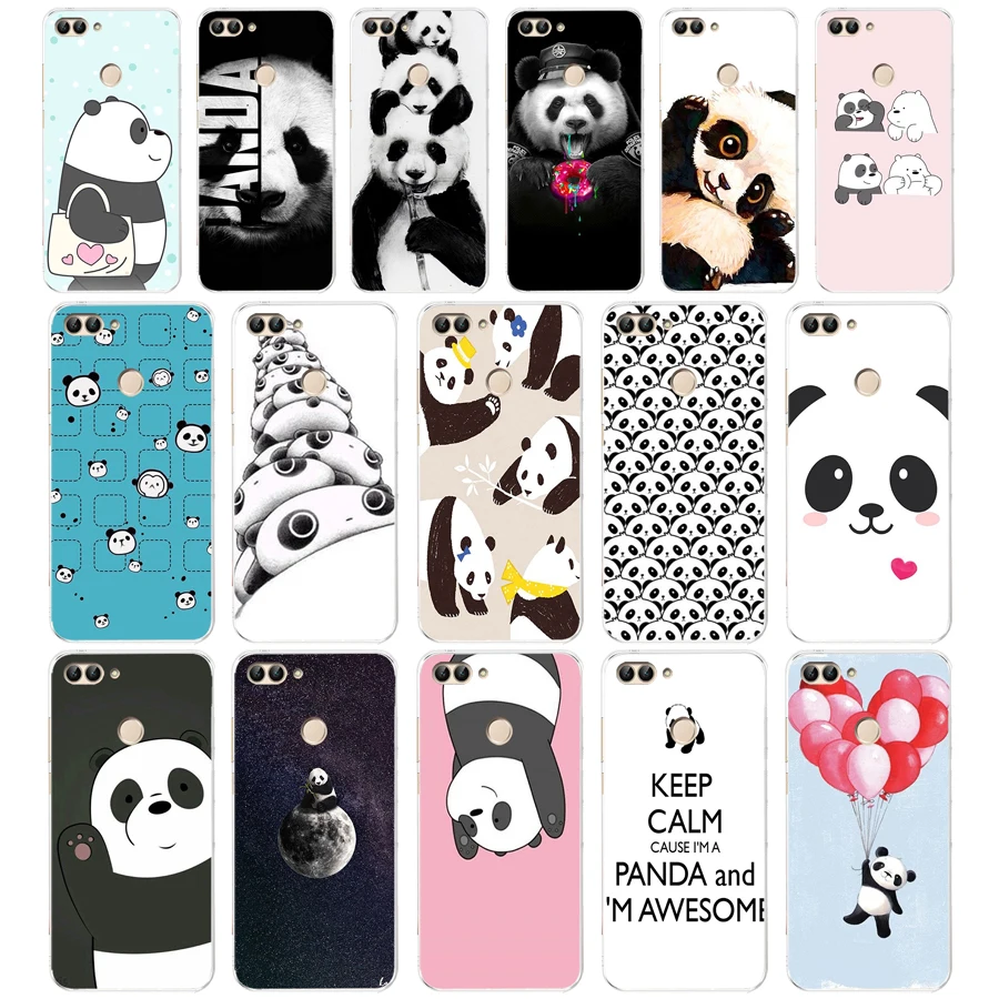 94 ZX Panda милый мягкий силиконовый чехол для Huawei Honor Mate 20 pro View 10 p smart 2018 2019 сотового