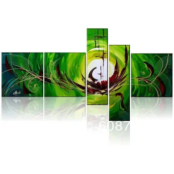 

Modern Household Green Environmental Protection Abstract Painting The Male Phoenix Seeks His Mate