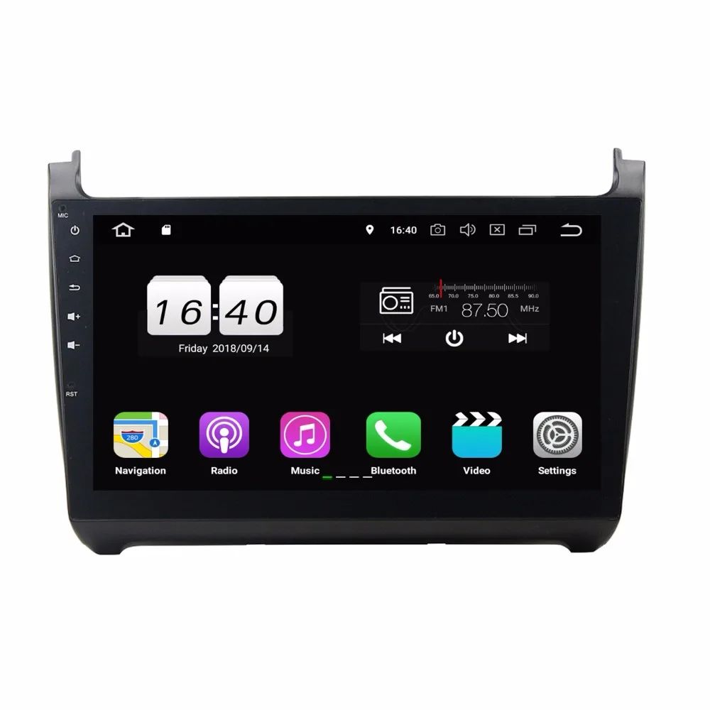 Clearance 10.1" 2 din Android 8.1 Car Radio GPS Multimedia Head Unit for VW Volkswagen POLO 2012-2016 With 2GB RAM Bluetooth Mirror-link 1