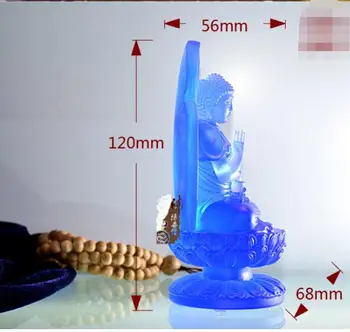 

Home ornaments ancient law glass pharmacists Buddha Guanyin glass pharmacists Buddha Decoration
