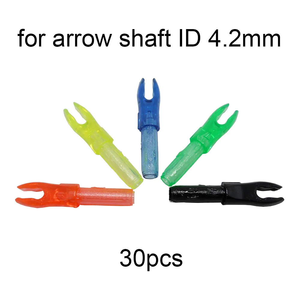 

15pcs Archery Push-in Nocks Plastic Internal Nock for Arrow Shaft ID 4.2mm