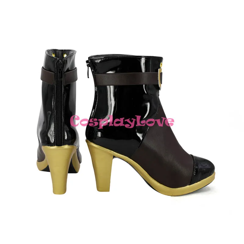 Girls Frontline Vector Black Cosplay Shoes Boots Custom Made For Hallowee Christmas CosplayLove (2)